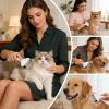 Dog Deshedding Brush for Gentle Grooming view 4