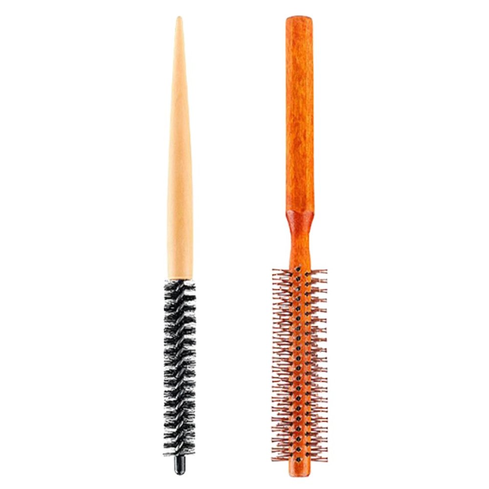 ZYOMVUN Small Round Hair Brushes for Blow-Drying, 2-Pack