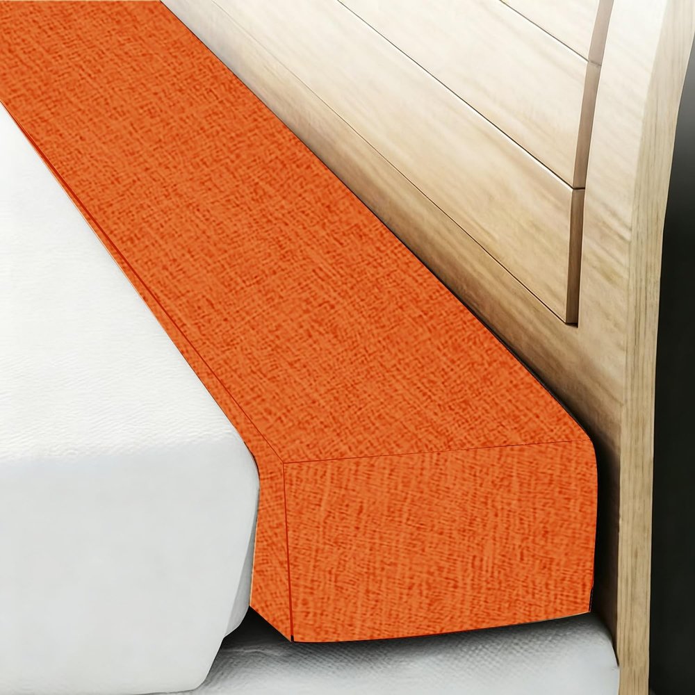 QOEUIUJ 45D Foam Mattress Gap Filler, Orange, 190 x 5 x 30 cm
