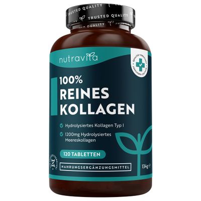 Nutravita 100% Pure Collagen 1200 mg, 120 Tablets