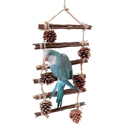 Bird Ladders for Parrots - Fun Wooden Step Play Decoration