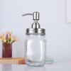 IMIKEYA Soap Dispenser Replacement Pumps, 4-Piece Set, Stainless Steel and PP, for 70 mm Mason Jars view 3