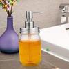 IMIKEYA Soap Dispenser Replacement Pumps, 4-Piece Set, Stainless Steel and PP, for 70 mm Mason Jars view 4
