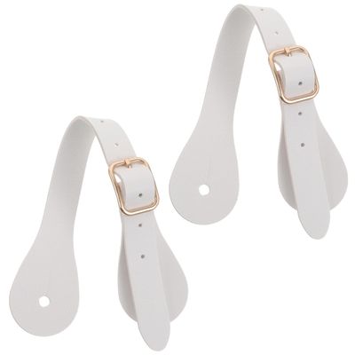 TOGEVAL Cowboy Riding Spur Straps, 1 Pair, Adjustable, Faux Leather