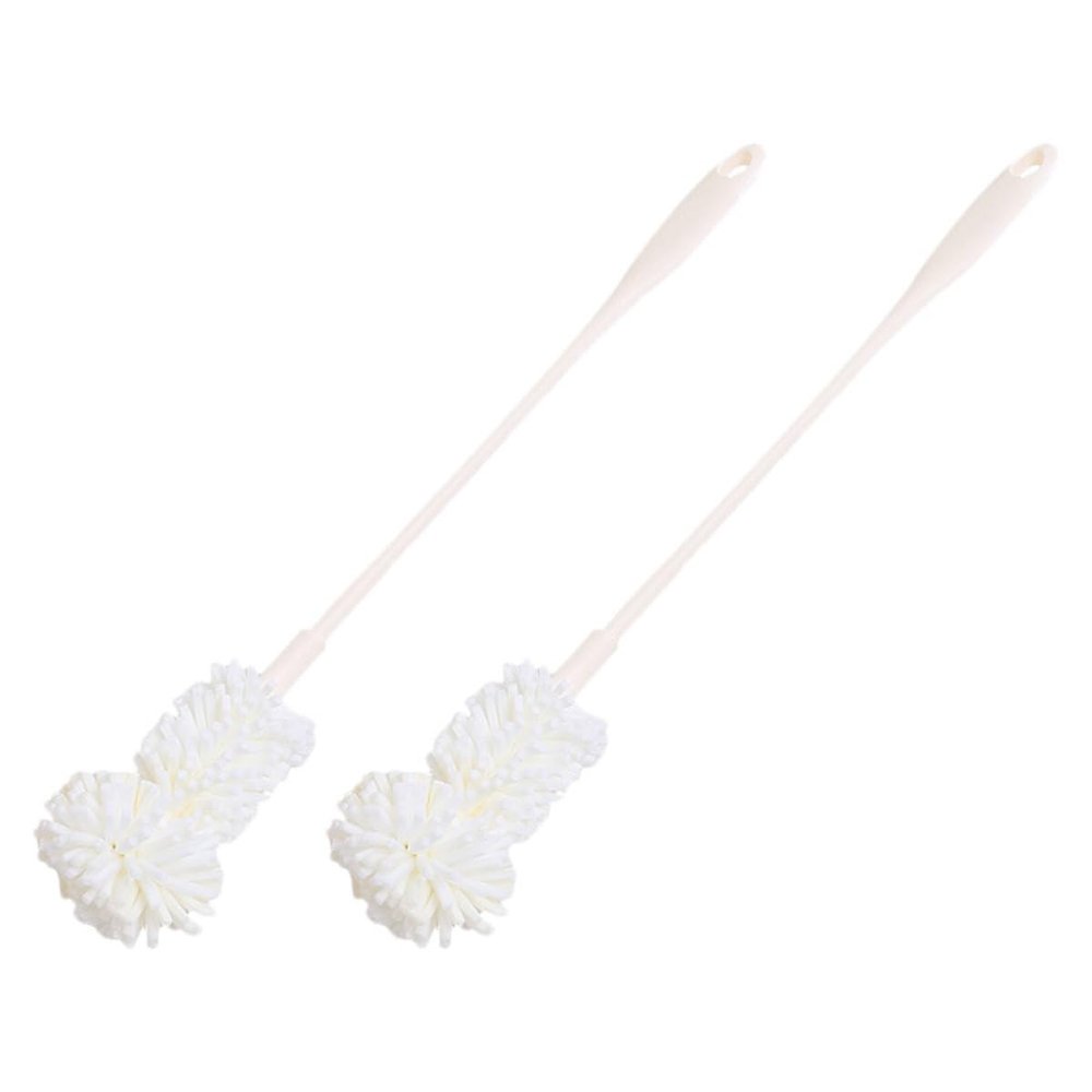 Ciieeo 2-Pack Bottle Brushes with Long Handles and Sponges