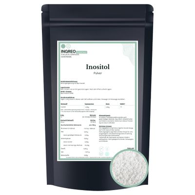200 g Inositol Powder | Myo-Inositol | 98% Purity | 40–100 Mesh | Micronized | Vegan | Supplement Raw Material | Lab-Tested | INGREO