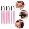 6 Silicone Mascara Brushes, Portable Eyelash Brushes for Travel view 3