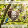 Handmade Heart-Shaped Alpaca Fiber Bird Nest, 2-Pack Refillable Nesting Material Holders view 3