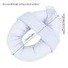 Tomantery Breathable Adjustable U-Shaped Pillow, Soft and Comfortable, Blue, Size M view 3