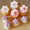 Nymora 40-Piece Cherry Blossom Cupcake Toppers view 3