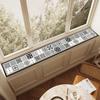 Diatomaceous Earth Window Sill Mat, Absorbent & Quick-Drying, Black, 40 x 200 cm / 16 x 79 in view 1