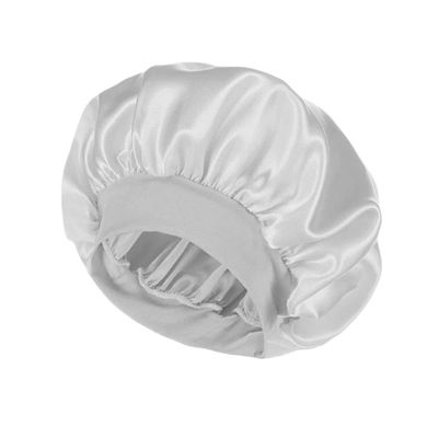 KXCVBNKLJ Silk Sleep Bonnet, Four-Season Multicolor (Silvery)