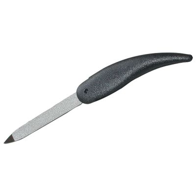 REMOS Black Sapphire Pocket Nail Files, 3-Piece Set for Gel, Acrylic & Natural Nails