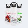 Gravur-Max Personalized Kids' Water Bottle 600 ml – Unicorn, White view 1