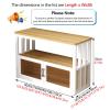 Generic Adjustable Aquarium Stand with Storage Cabinet, Sturdy Steel Frame, Home/Office/Hospital, Black (80 x 45 cm) view 2