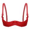 Women's Open-Bust Sheer Lace Push-Up Bra view 3