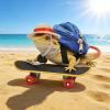 Bearded Dragon Outfits | 3-Piece Adjustable Lizard Backpack view 2