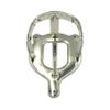 JA Horse JA6001 Metal Bridle Holders for Tack Room, Silver, 4-Piece Set view 1