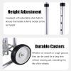 Portable Oxygen Cylinder Cart with Safety Belt and Wheels view 3