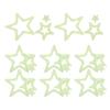 Non-Slip Star Stickers for Bathtub, 24 Pieces, PEVA, Green view 1