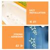 Non-Slip Star Stickers for Bathtub, 24 Pieces, PEVA, Green view 3