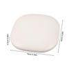 GALPADA Nail Elbow Rest, Non-Slip Ergonomic Hand Cushion, White, 16 x 16 x 2.5 cm view 2