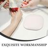 GALPADA Nail Elbow Rest, Non-Slip Ergonomic Hand Cushion, White, 16 x 16 x 2.5 cm view 3