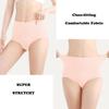 2-Pack Women's Incontinence Briefs for Day and Night Protection, Period Underwear for Light to Moderate Incontinence (Pink, L) view 2