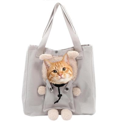 Dog Carrier Handbag, Breathable Soft Canvas Bag