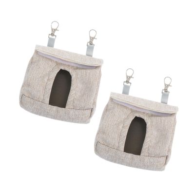 Hanging Fabric Hay Bags for Rabbits, 2-Pack