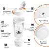 Electric Protein Shaker with Powder Compartment, 650 mL, Leakproof view 3
