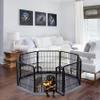 PETIME Metal Dog Playpen, Indoor/Outdoor, 55.9 cm W x 61 cm H, 8 Panels view 4