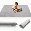 Stqyeiw 3 cm Thick Baby Crawling Play Mat, 80 x 120 cm, Silver Gray view 1
