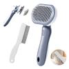 Oderra Brush for Cats and Dogs with Flea Comb view 1