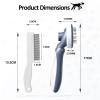 Oderra Brush for Cats and Dogs with Flea Comb view 2