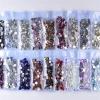 GIUPLOKID Hotfix Flatback Rhinestones, Non-Hotfix Glass Rhinestones, Multicolor, SS40, 144 Pieces, for Nail Art and Crafts (Mine Gold, SS40-144 pcs) view 3