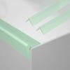 Foam Edge Protectors, Self-Adhesive Silicone Bumper Strips, Green, 6 Pieces view 1