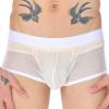 Tobysper Men's Transparent Mesh Boxer Briefs view 2