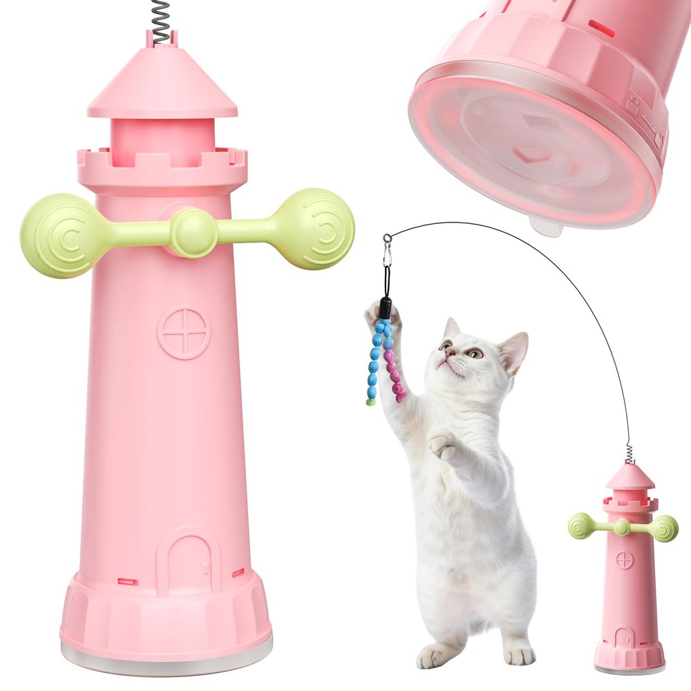 Interactive Cat Toy with Suction Cup