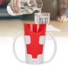 Yinhing Nosy Cup, Angled Opening for Hands-Free Drinking Without Tilting the Head, Leak-Resistant Cutout Cup with Easy-Grip Handles for People with Limited Mobility view 3