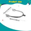Ysyqkn 2-Piece Horse Spurs, Boot Spurs, English Style view 3
