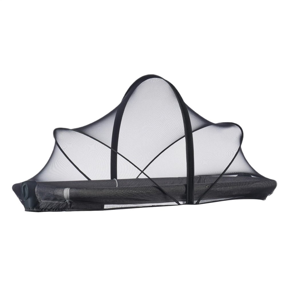 Crib Mosquito Net with Zipper, Foldable Breathable Mesh Enclosure