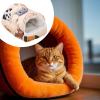 Colcolo Pet Cave Bed, Cat and Dog Nest for Indoor Cats, Warm Portable Pet Sleeping Bag, Style B, M view 2