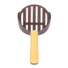 AlpenLife Basics Cat Litter Scoop with Curved Ergonomic Design, Wide Opening, Coffee + Orange view 4