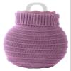 GJHGNFRDK Silicone Hot Water Bottle, Purple, 15 x 10 x 5.8 cm view 1