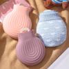 GJHGNFRDK Silicone Hot Water Bottle, Purple, 15 x 10 x 5.8 cm view 2