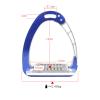 CYMMIYT Safety Stirrups for Horse Riding, Quick-Release Design (Green) view 4