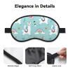 Cute Llama Print Adjustable Sleep Mask view 3