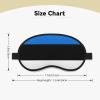 Estonia Flag Print Adjustable Sleep Mask view 4