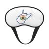 West Virginia State Flag Map Print Adjustable Sleep Mask view 1